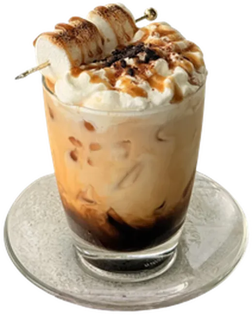 Cloud Nine at Sway CNX: espresso, caramel, hazelnut, milk, torched marshmallows, whipped cream